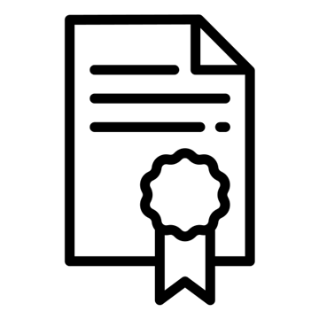Diplomarbeit Icon Schwarz Transparent