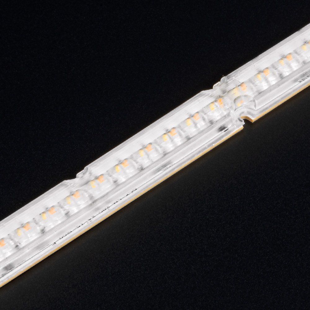Stage 4 of Batwing lens development – innovative optics for indirect LED lighting without disturbing shadows. (Photo of lens)