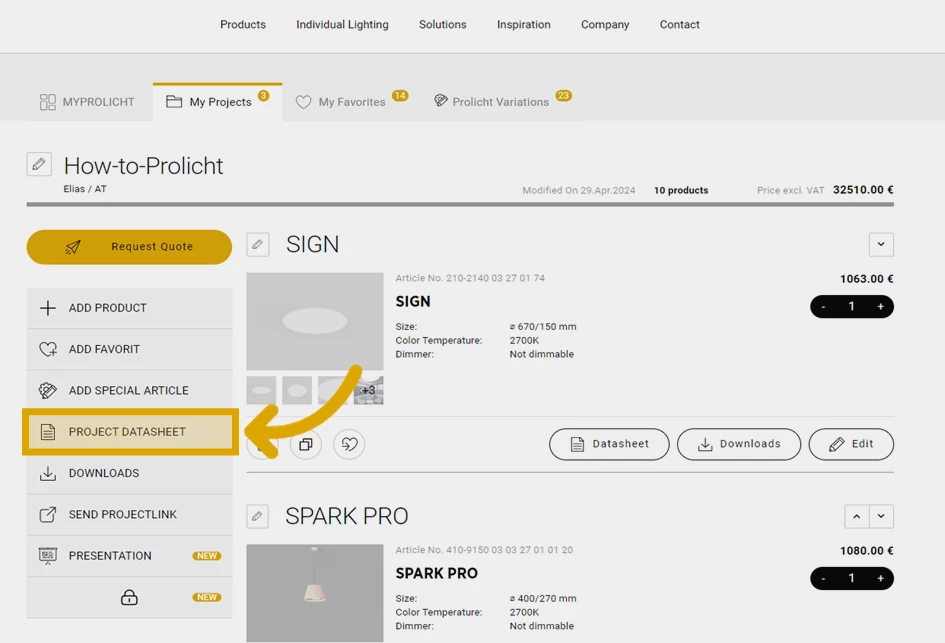 Project Datasheet