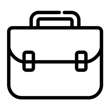 Festanstellung Icon Schwarz Transparent