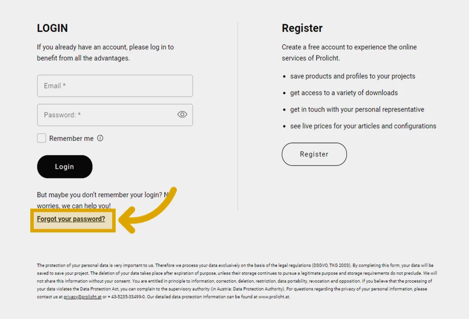Forgot Password